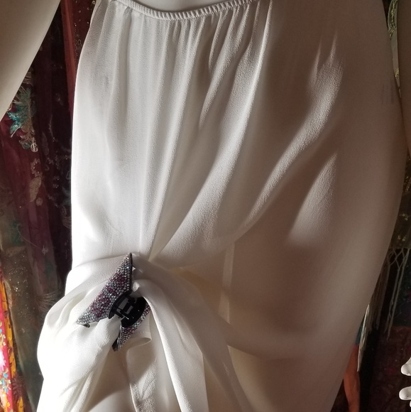 Reformation  ivory maxi skirt slip - Picture 7 of 8